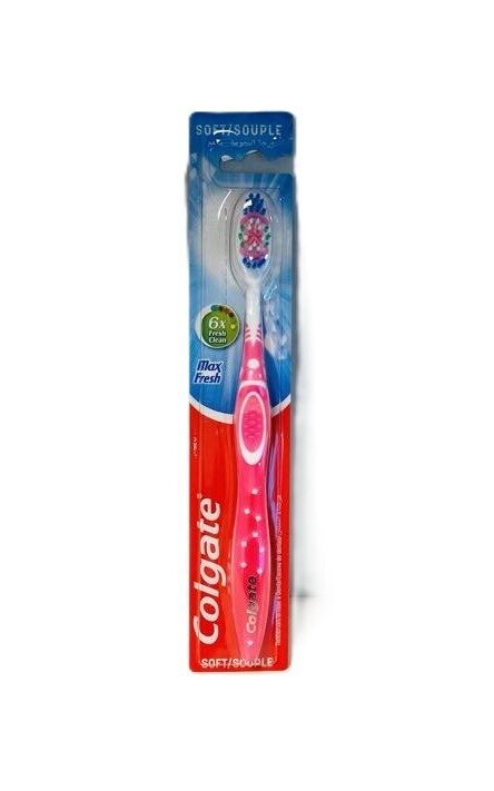 Colgate Max Fresh Soft zobu briste ar mīkstiem sariņiem un elastīgu, ergonomisku rokturi